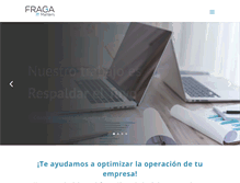 Tablet Screenshot of fraga.com.mx